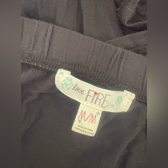 Free People Black Off the Shoulder Long Sleeve Top Medium - Picture 5 of 5